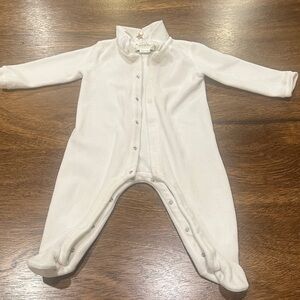 Gucci White Footed Baby One-Piece Romper